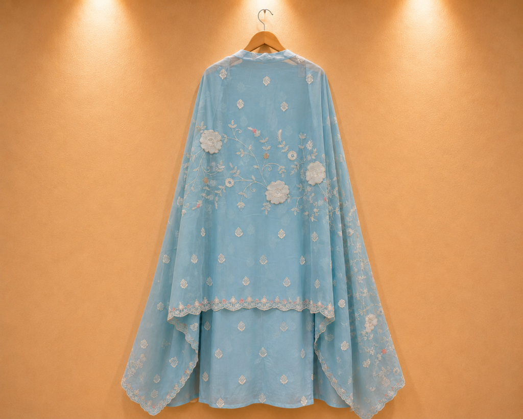 Embroidered Unstitched Material