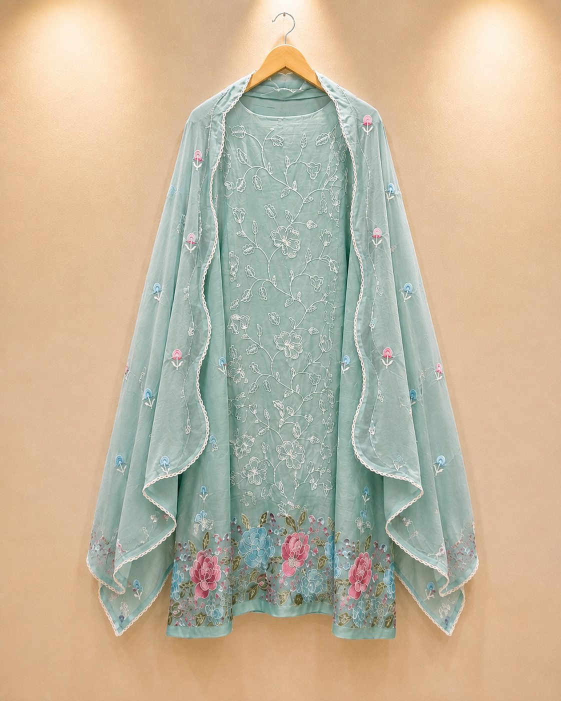 Floral Elegance Unstitched Material