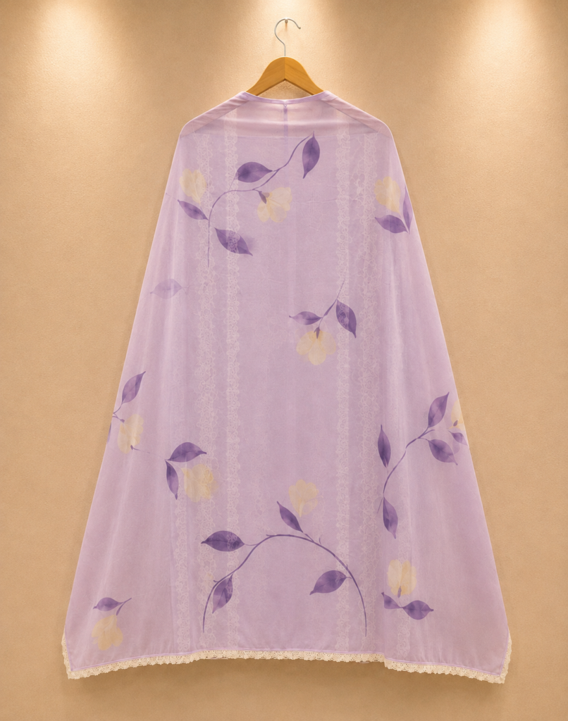 Lavender Bloom Embroidered Unstitched Pakistani Suit