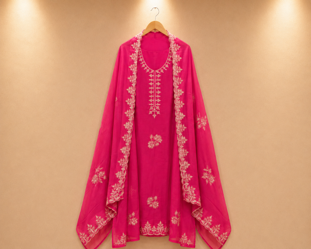 Gulrani Embroidered Unstitched Suit