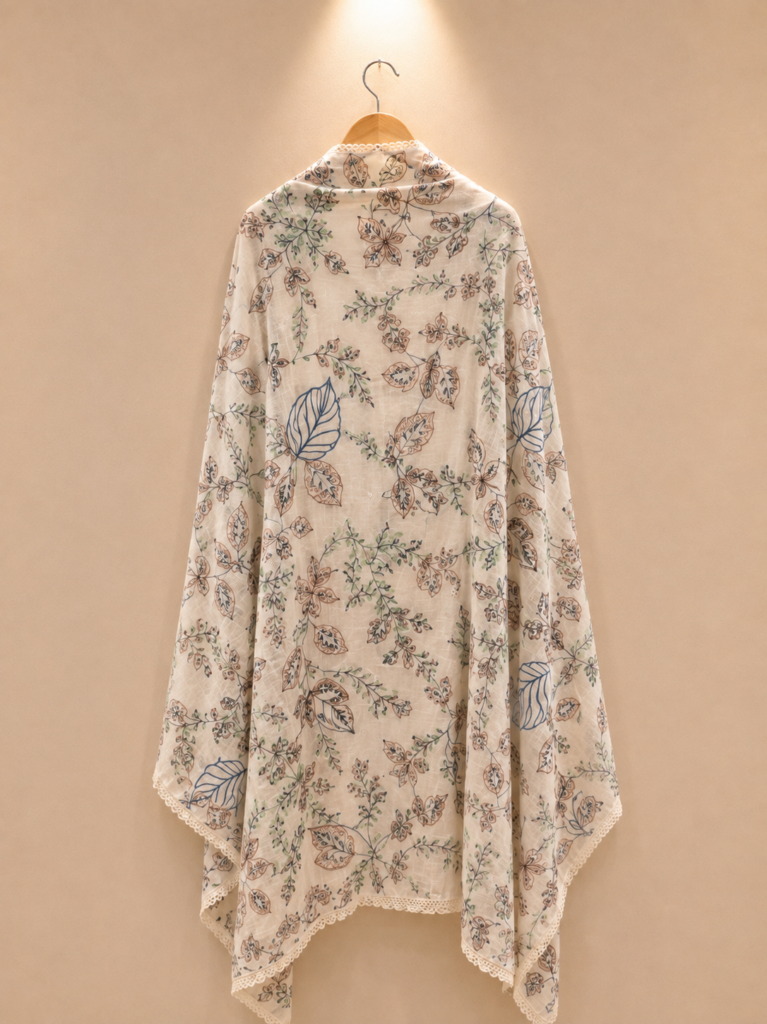 A graceful Mul Cotton Unstitched Material