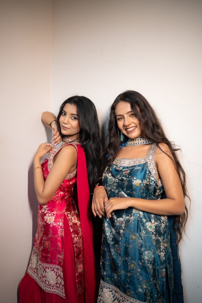 Heer Shagna Sharara Set