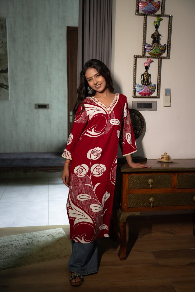 Flora printed kurti