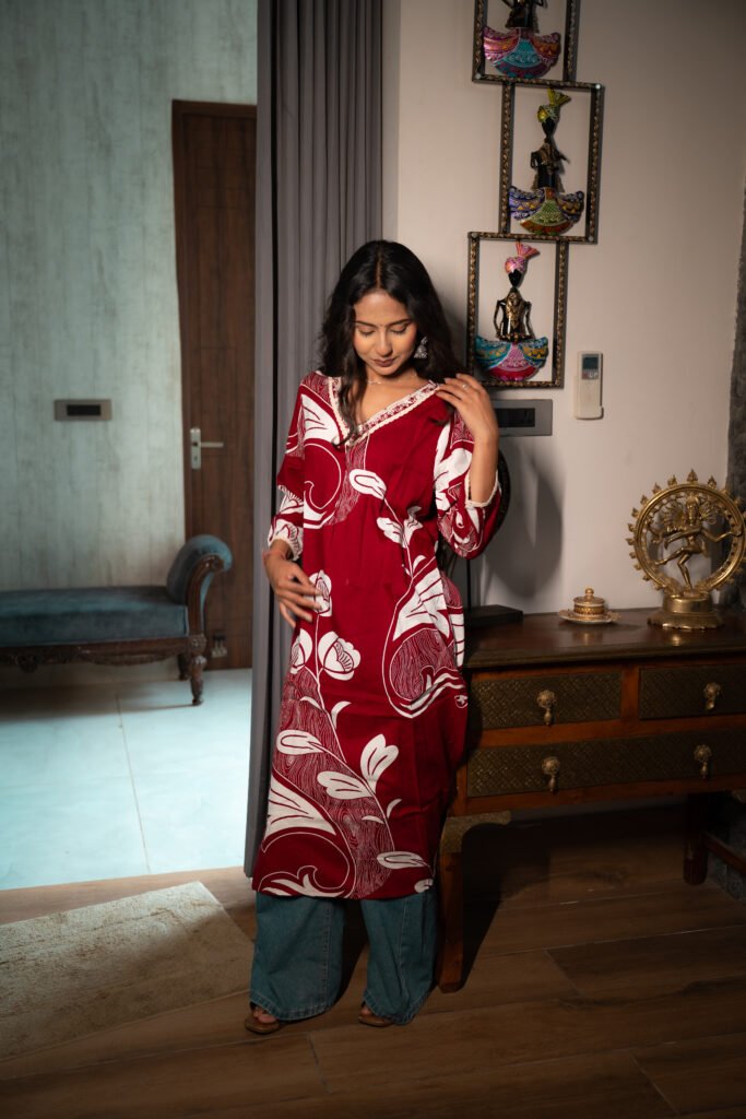Flora printed kurti