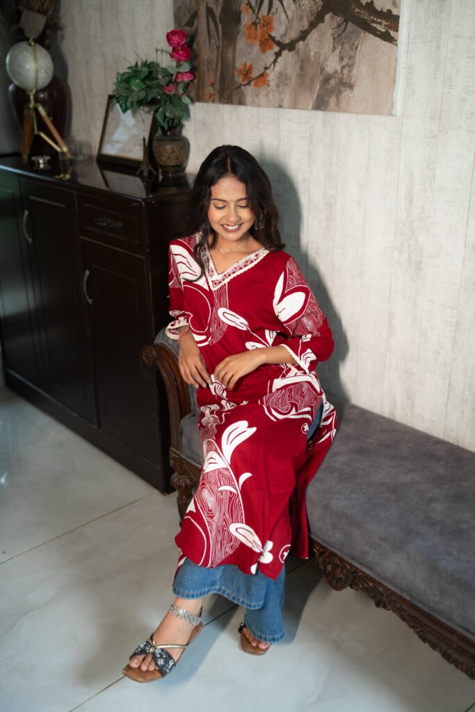 Flora printed kurti