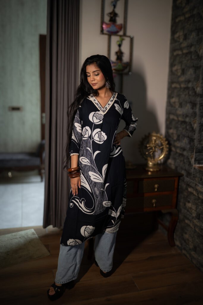 Flora printed kurti