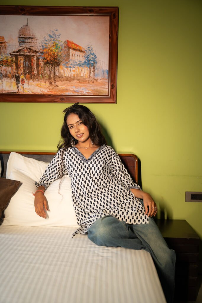 Monochrome Printed Kurti