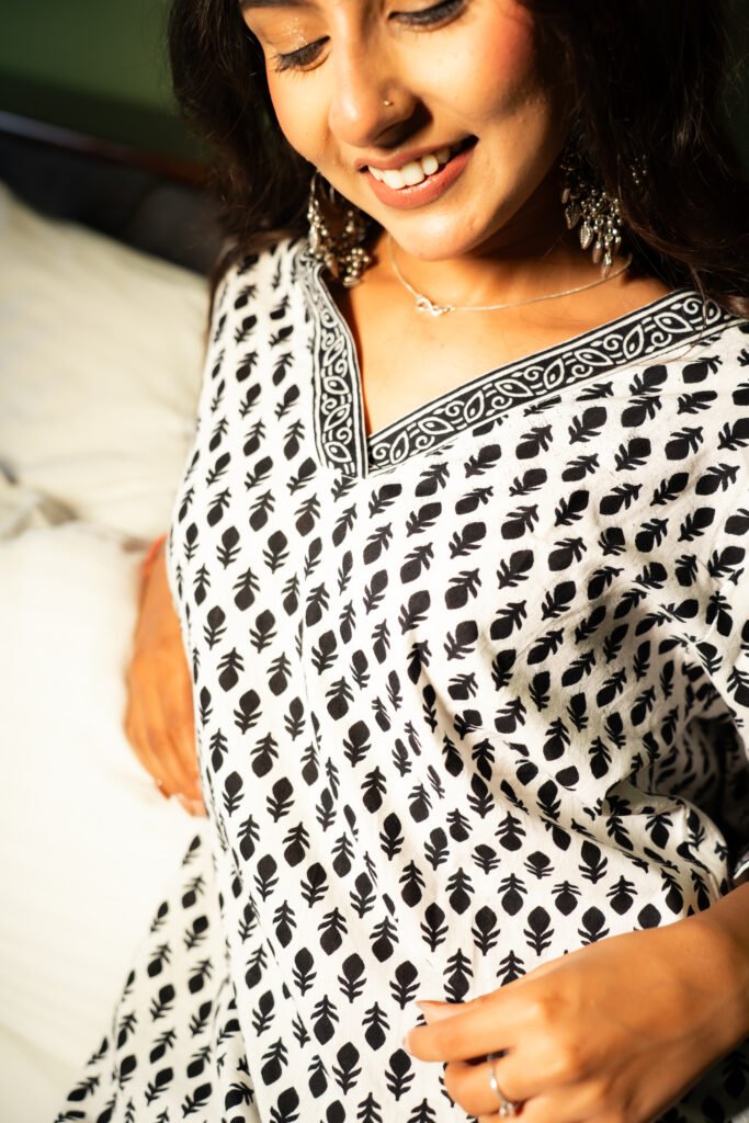 Monochrome Printed Kurti